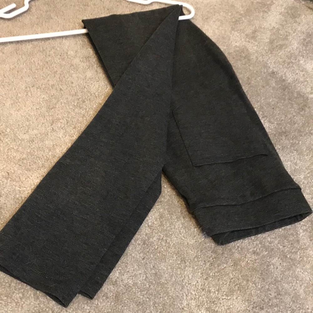 Dark grey dress pant leggings